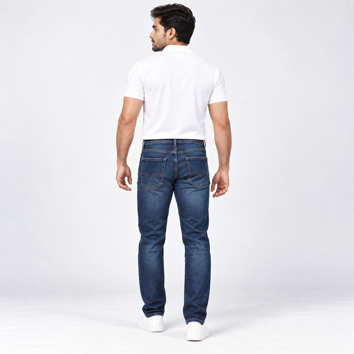 Winner Men's Deep Wash Denim Pant 80333