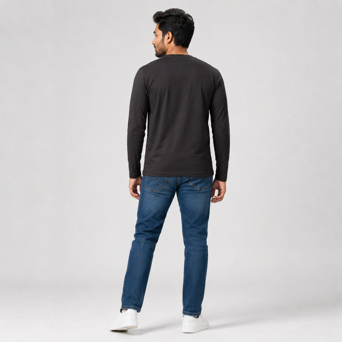 Winner Men's ESPRESSO Full Sleeve T-Shirt-80319