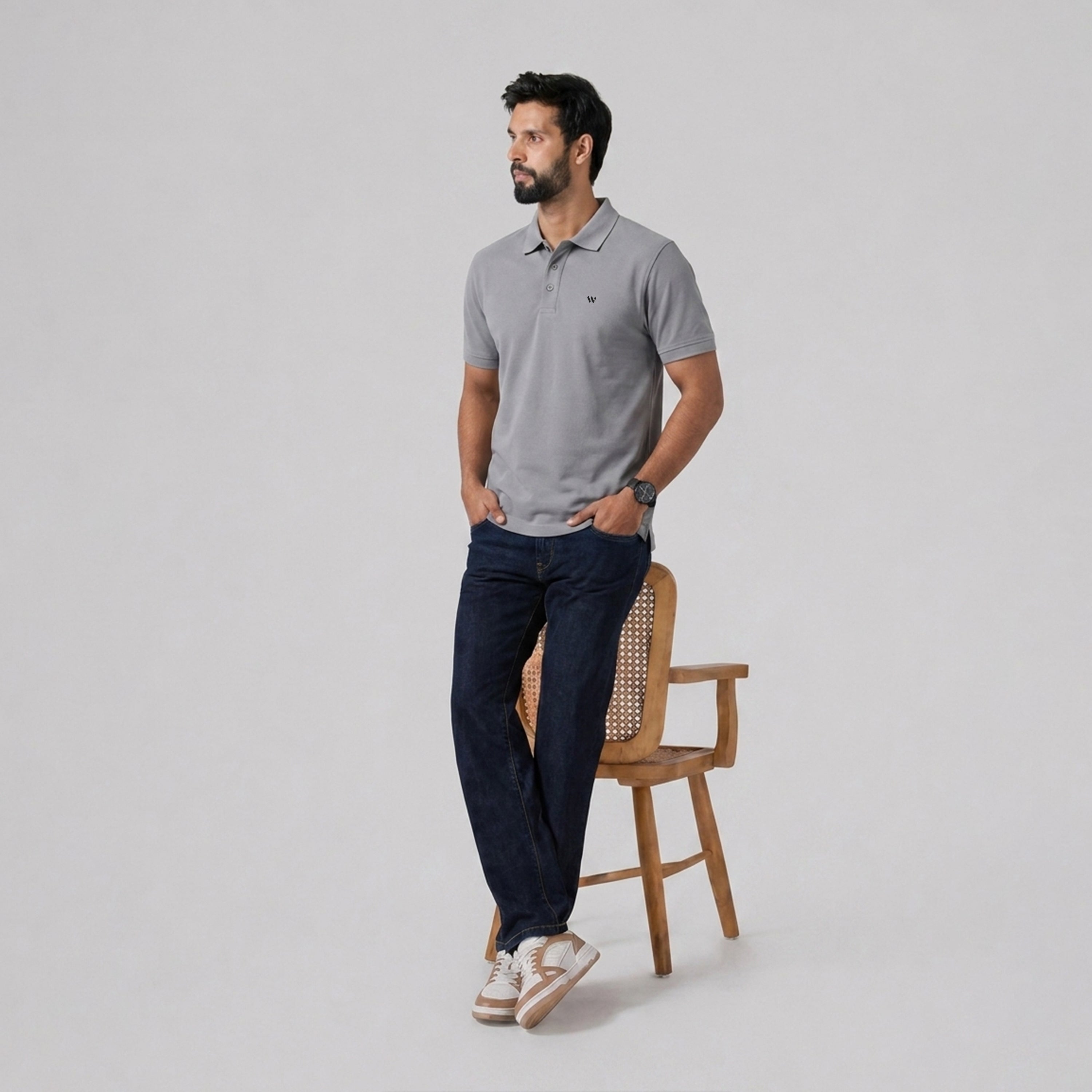 Winner's Mens   Forest Grey  Polo Shirt - 55462