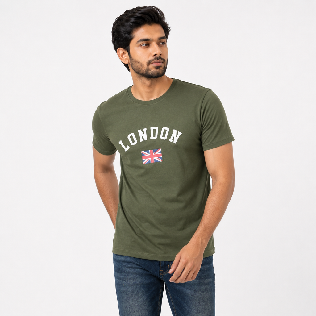 Winner's Men's Four Leaf Flower T-Shirt - 73868
