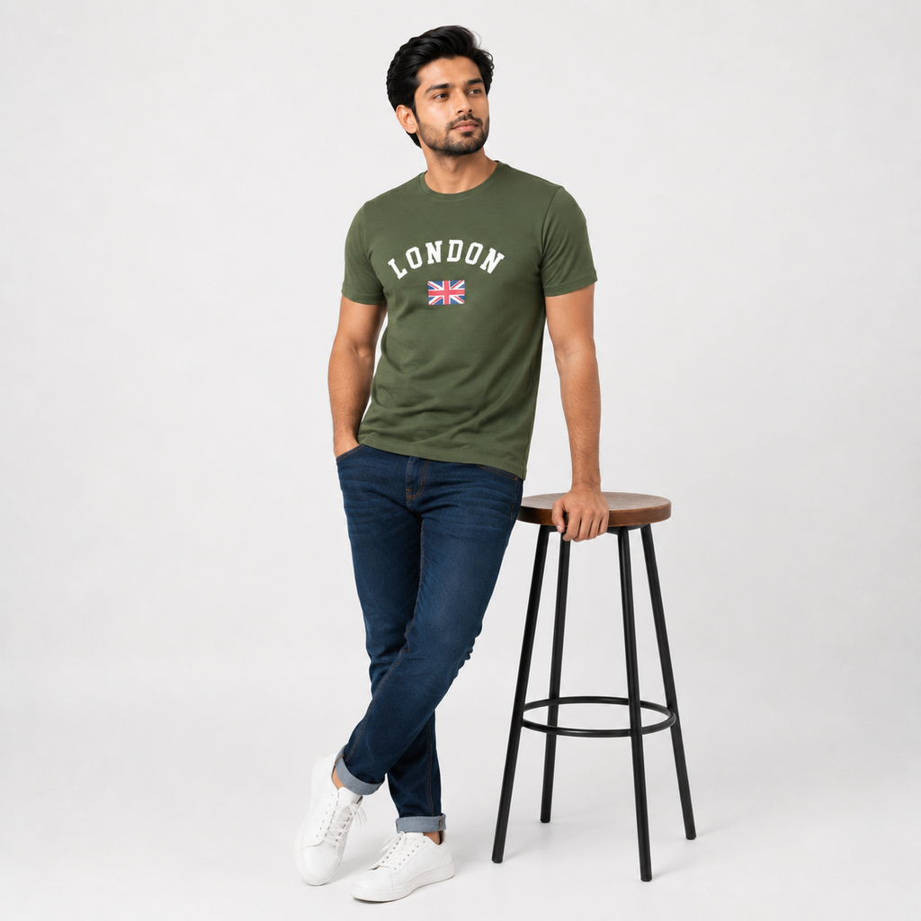 Winner's Men's Four Leaf Flower T-Shirt - 73868