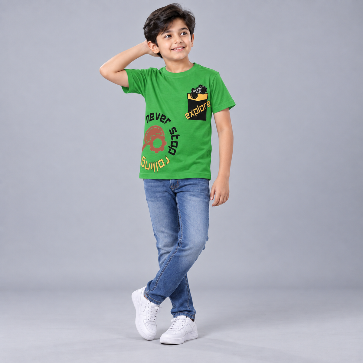 Winner Boys GREEN T Shirt 80256