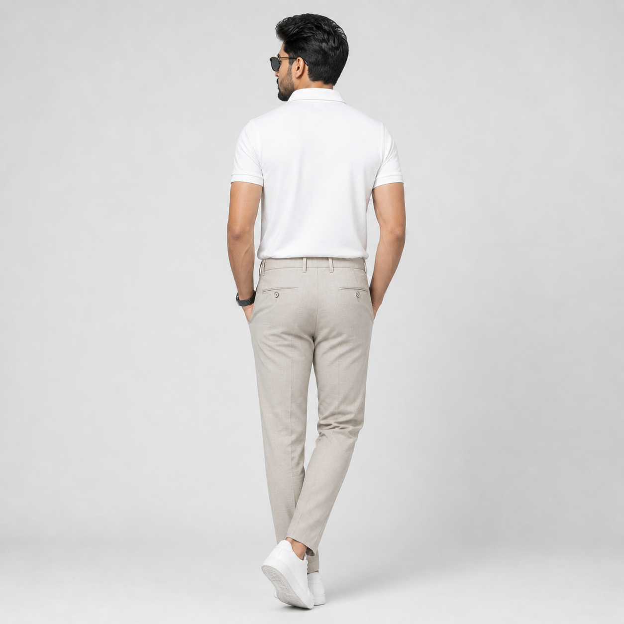 Men's Gabardine Pant - Biscuit