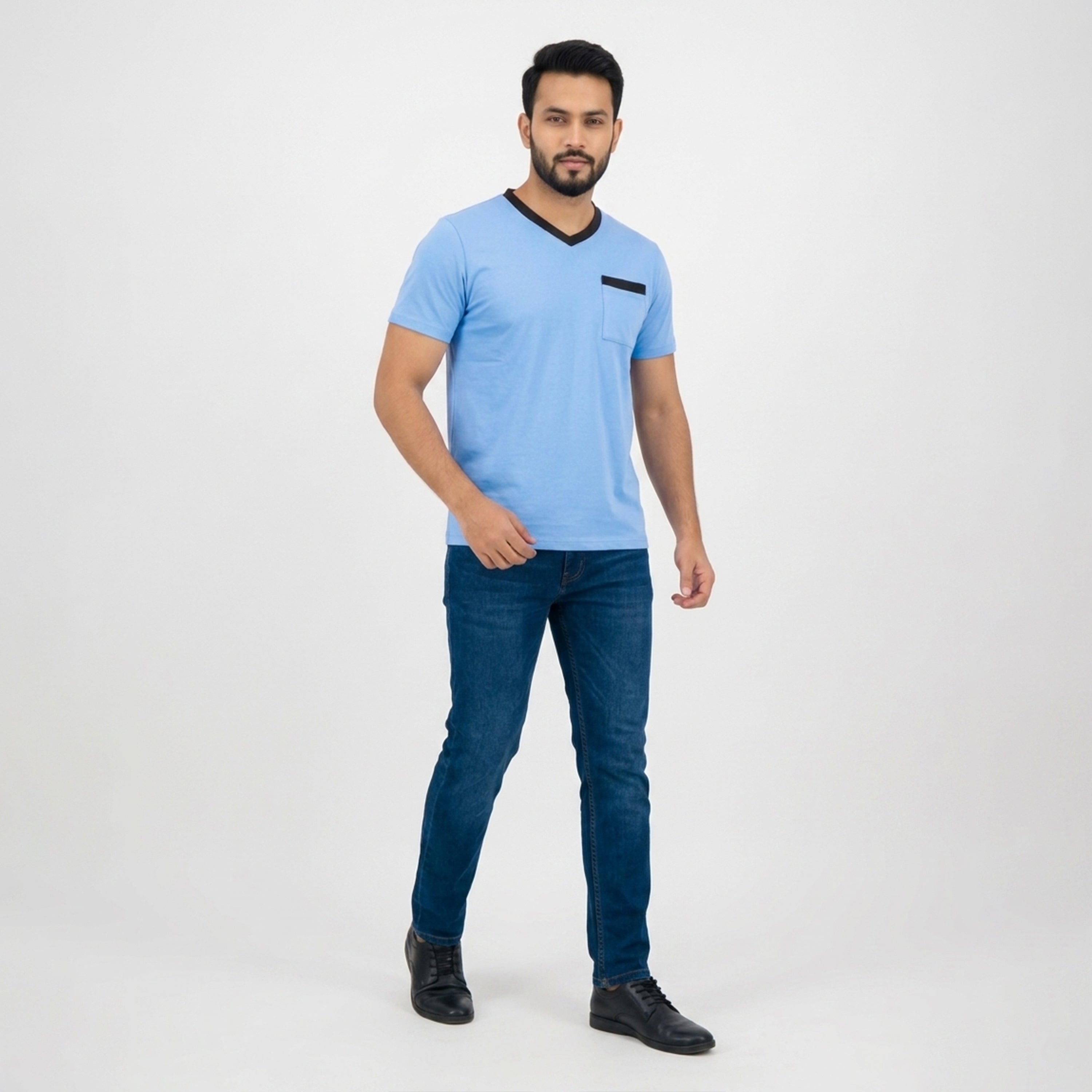 GALAXY BLUE Slim Winner Men'S T Shirt - 55935