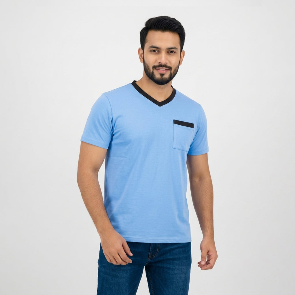 GALAXY BLUE Slim Winner Men'S T Shirt - 55935