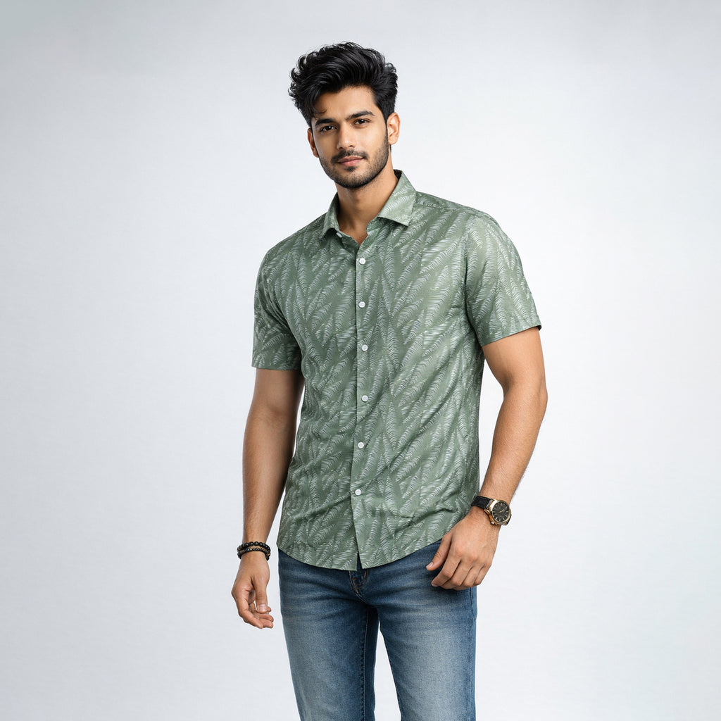 Winner Men's Geo Flow Casual Shirt - 80046