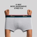 Men's Grey Luxury Boxer - 43713