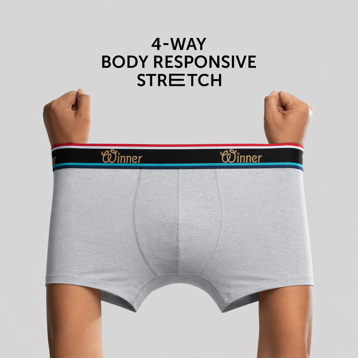 Men's Grey Luxury Boxer - 43713