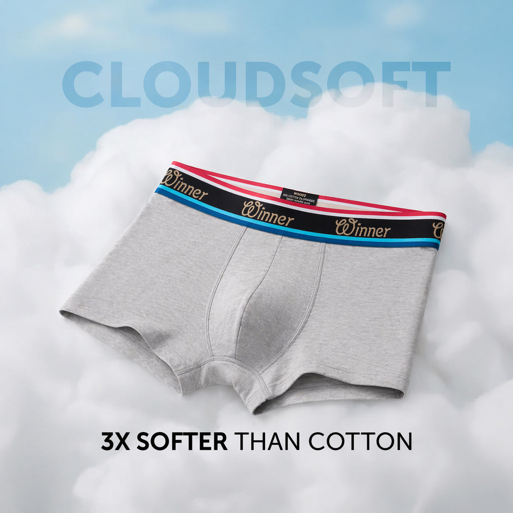 Men's Grey Luxury Boxer - 43713