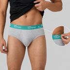 Winner Mens Grey  Deluxe Brief - 43685