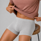 Winner's Mens Navy & Grey Crew Boxer  ( Pack Of 2 ) - 73409