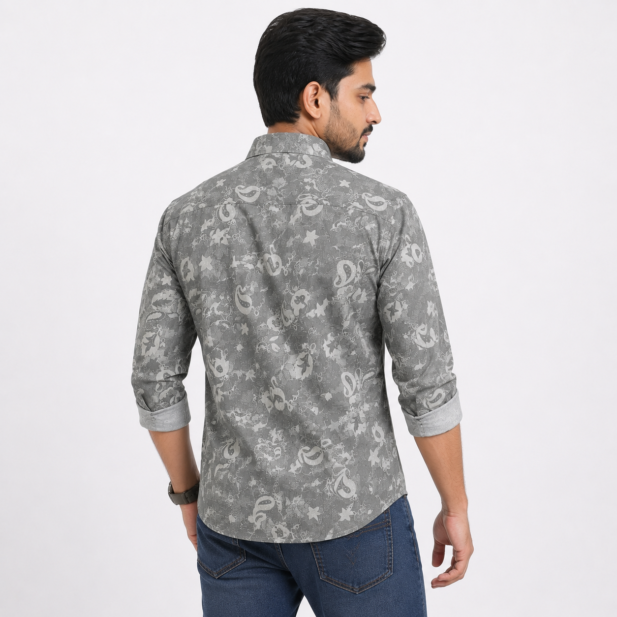 Winner Men's Green Aop Casual Shirt - 80299