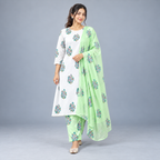Winner Women's Green White 3 Pcs 80374