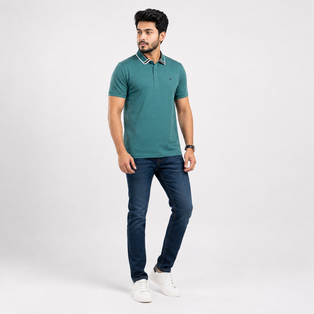 Winner's Men'S Green C-18 Polo Shirt - 80061