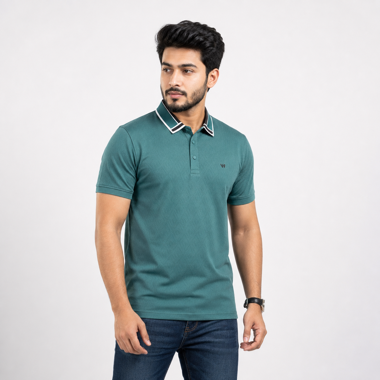 Winner's Men'S Green C-18 Polo Shirt - 80061