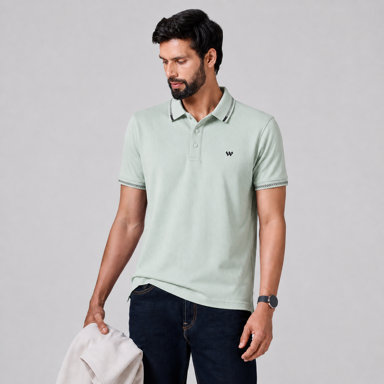 Winner's Mens Green  Polo T Shirt - 80069