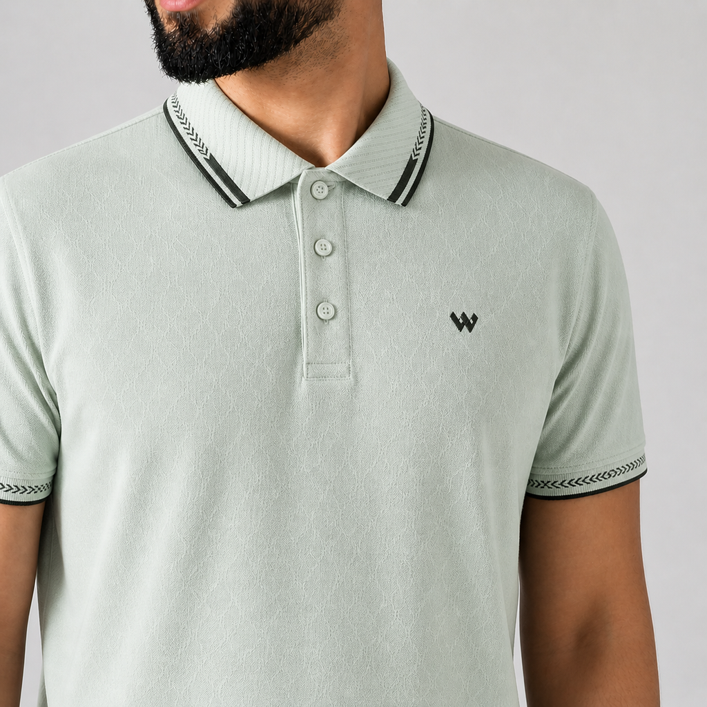 Winner's Mens Green  Polo T Shirt - 80069
