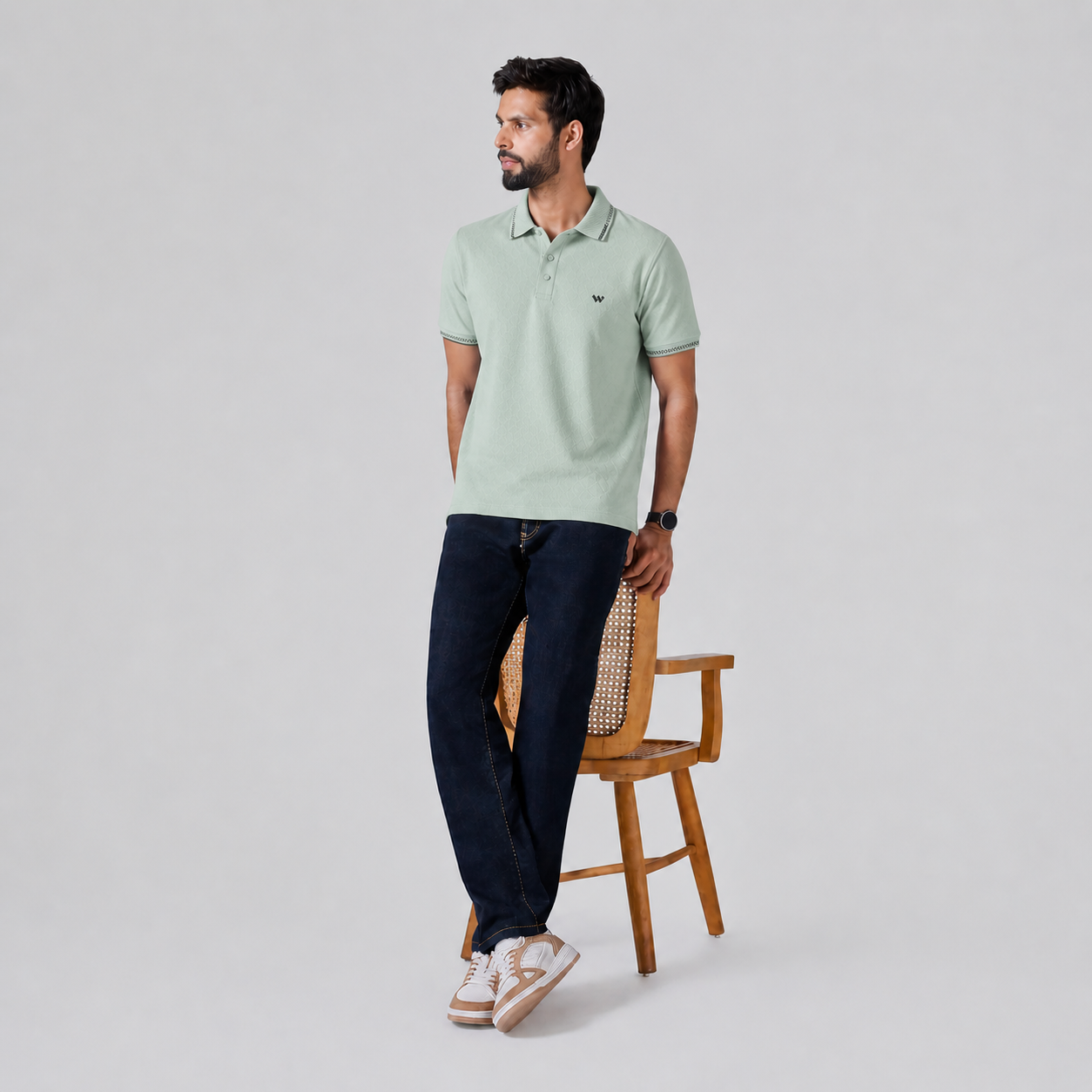 Winner's Mens Green  Polo T Shirt - 80069
