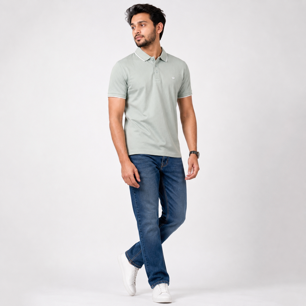 Winner Men's Green D-19 Polo Shirt - 80071