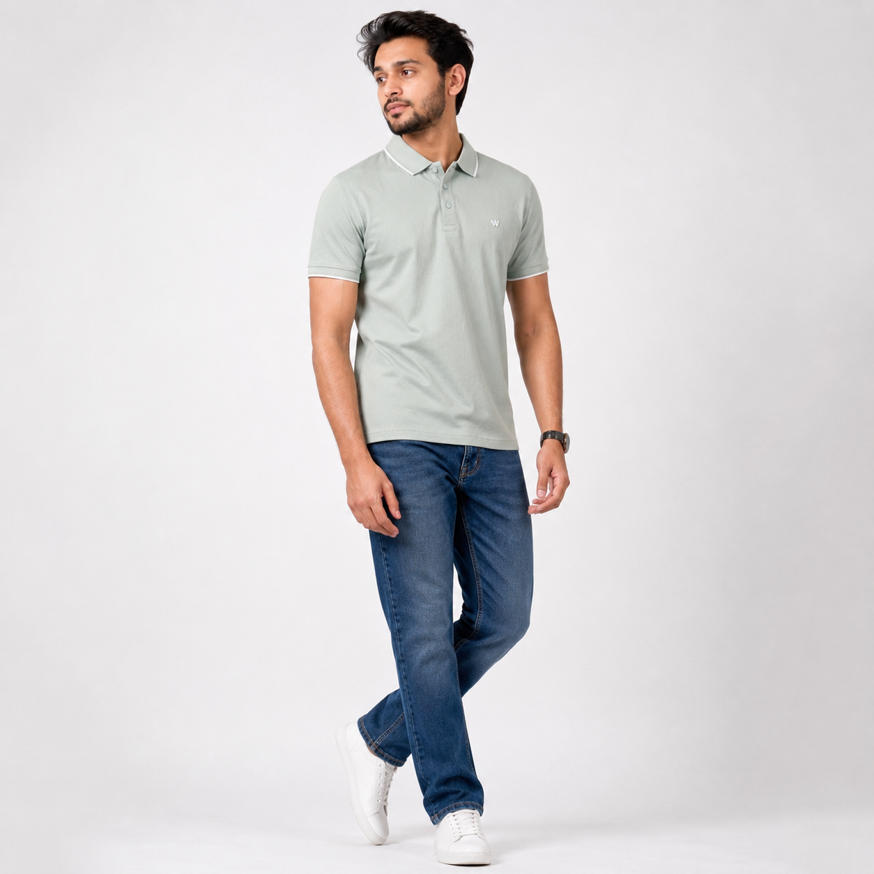 Winner Men's Green D-19 Polo Shirt - 80071