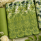Winner's Ladies 3 Pc Green Print Unstitched  Kurta Set - 73642