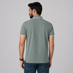 MEN's GREEN POLO T-SHIRT - 73543