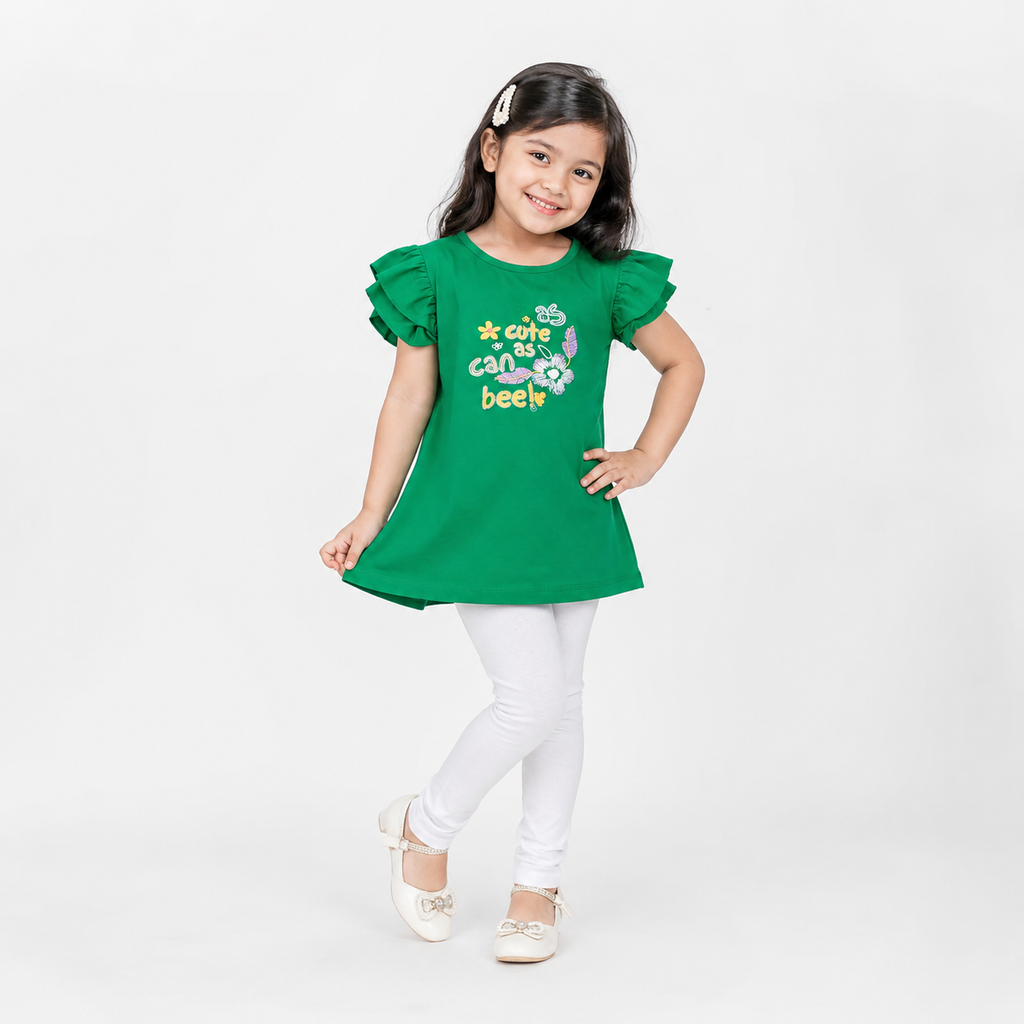 Winner Green Kids Girl's/s Top-73747
