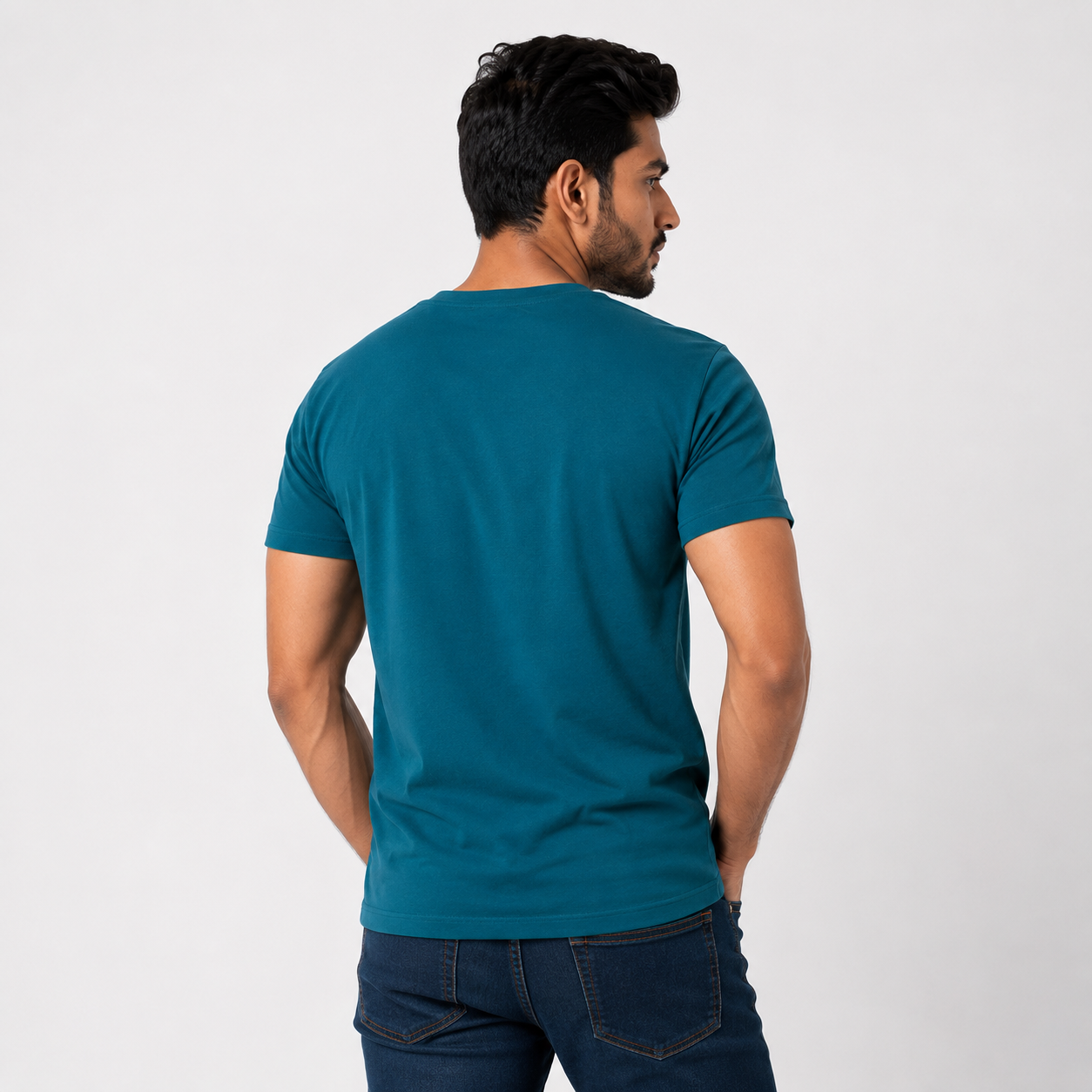 Winner Men's Green-20 China V-Neck T-Shirt - 80215