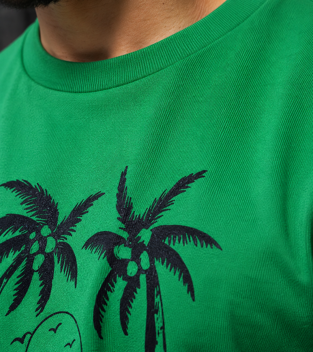 Green Slim Winner Men'S T Shirt - 73968