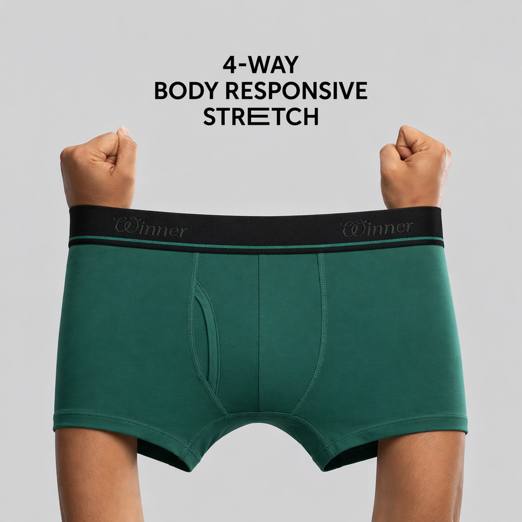 WINNER MEN'S Green Perfeto Boxer - 43754