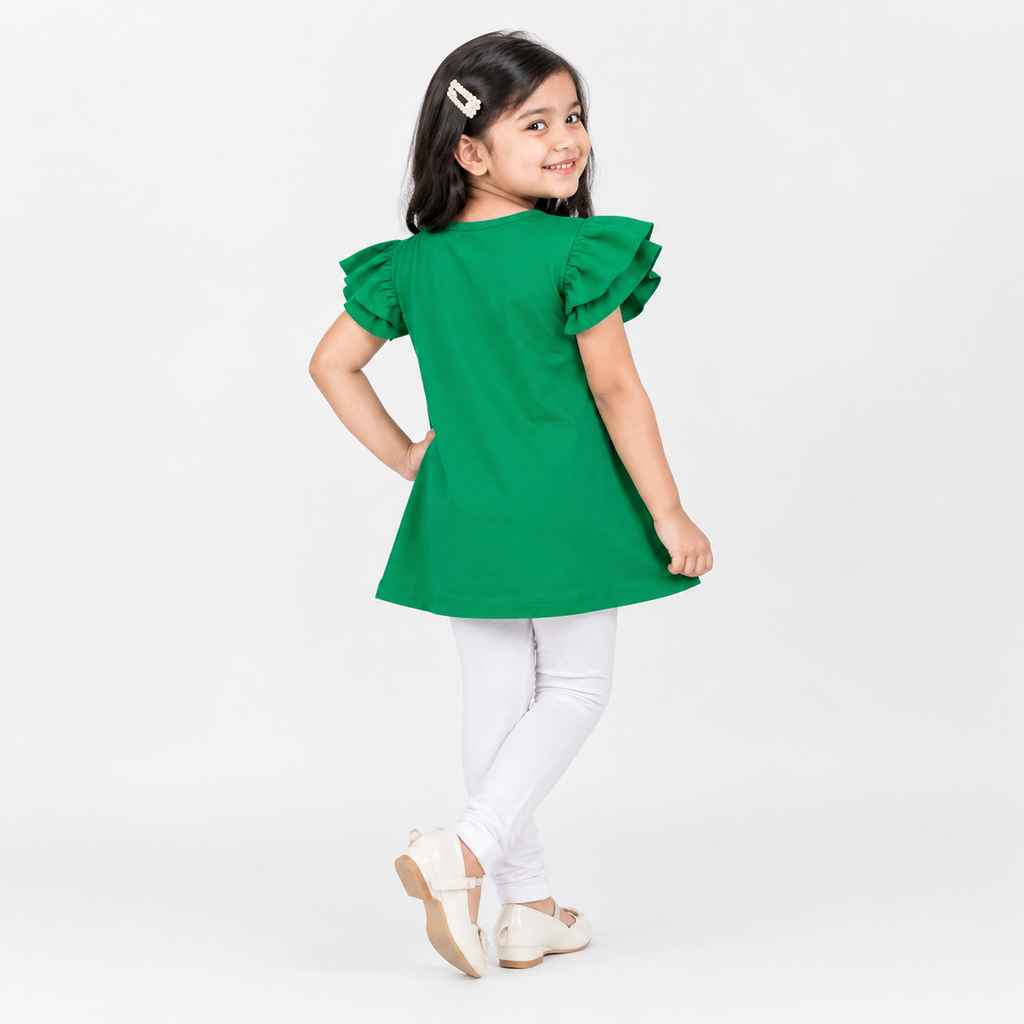 Winner Green Kids Girl's/s Top-73747