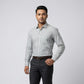 Winner Grey white Stripe Shirt - 73823