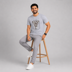 Grey Slim Winner Men'S T Shirt - 73328