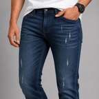 LUXURY DESTROY DENIM Z-BLACK -73818