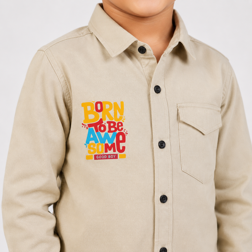 Winner Ivory Kid's Shirt- 80010