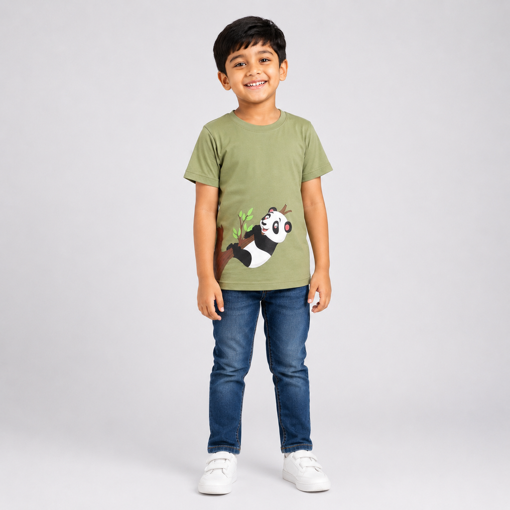 Winner Kids Leaf Green Boys T-Shirt - 80252