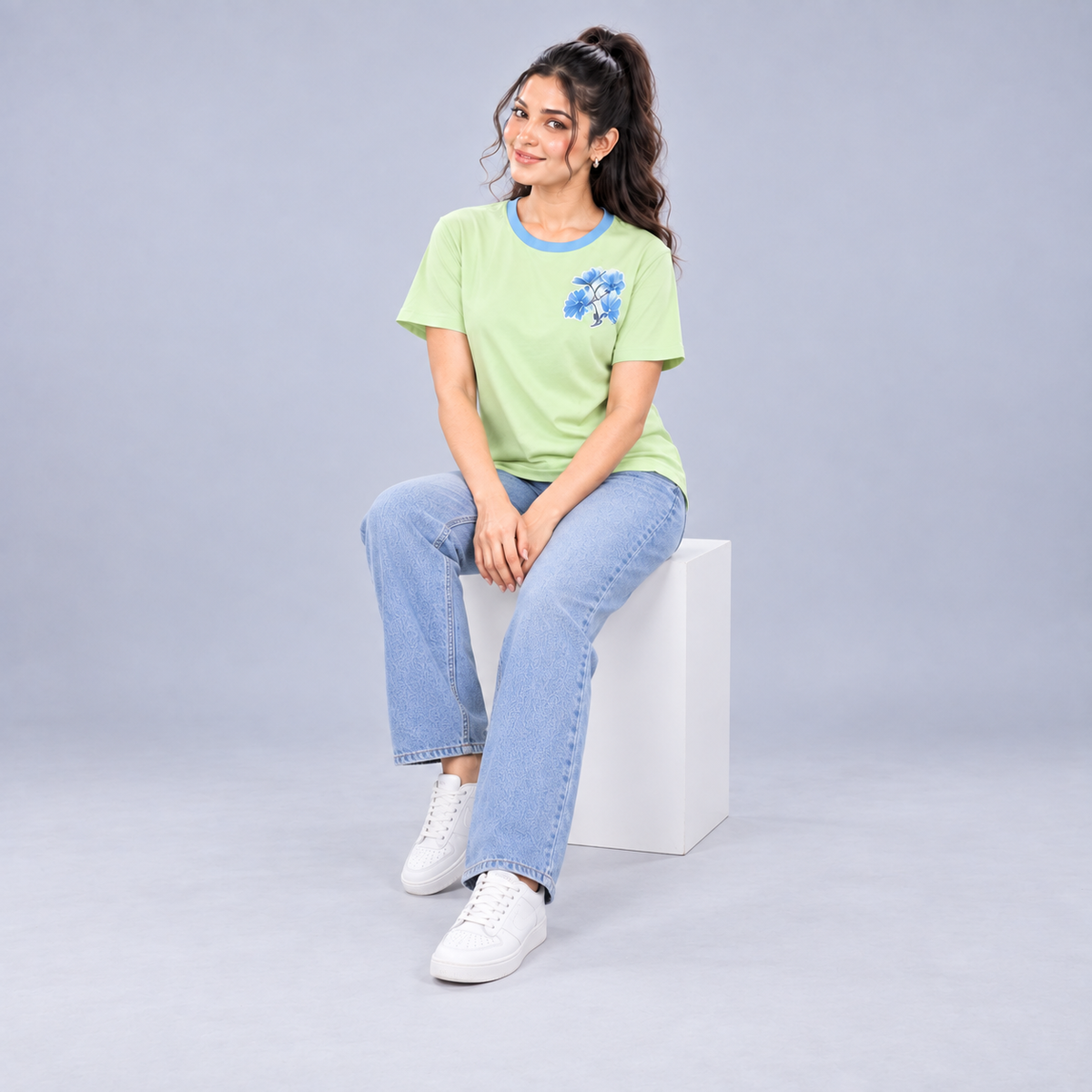 Winner Women's Lime Cream 12 0312 TPG T Shirt 80270