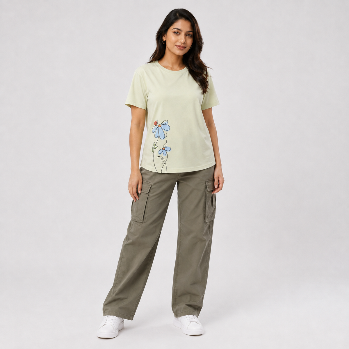 Winner Women's Lime Cream 12 0312 TPG T Shirt 80271