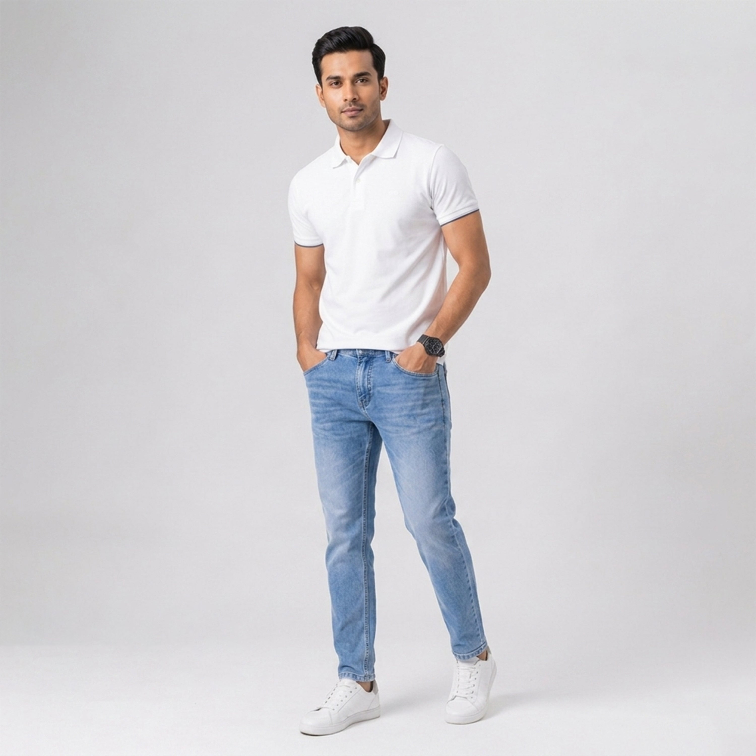 Winner' S  Lt Blue-79 Denim Pant-43820