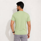 Leaf Green Slim Winner Men'S T Shirt - 73879