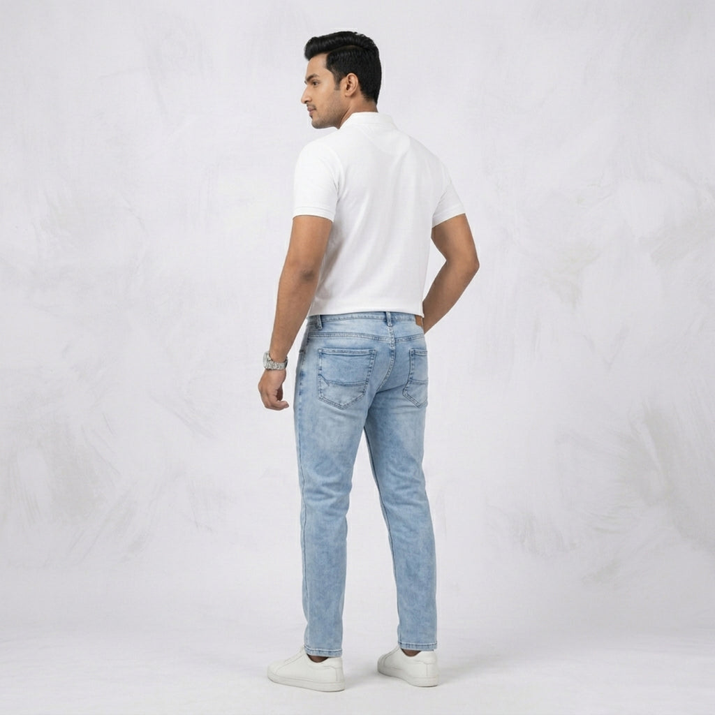 Winner's' S  Light Blue Denim Pant-73819