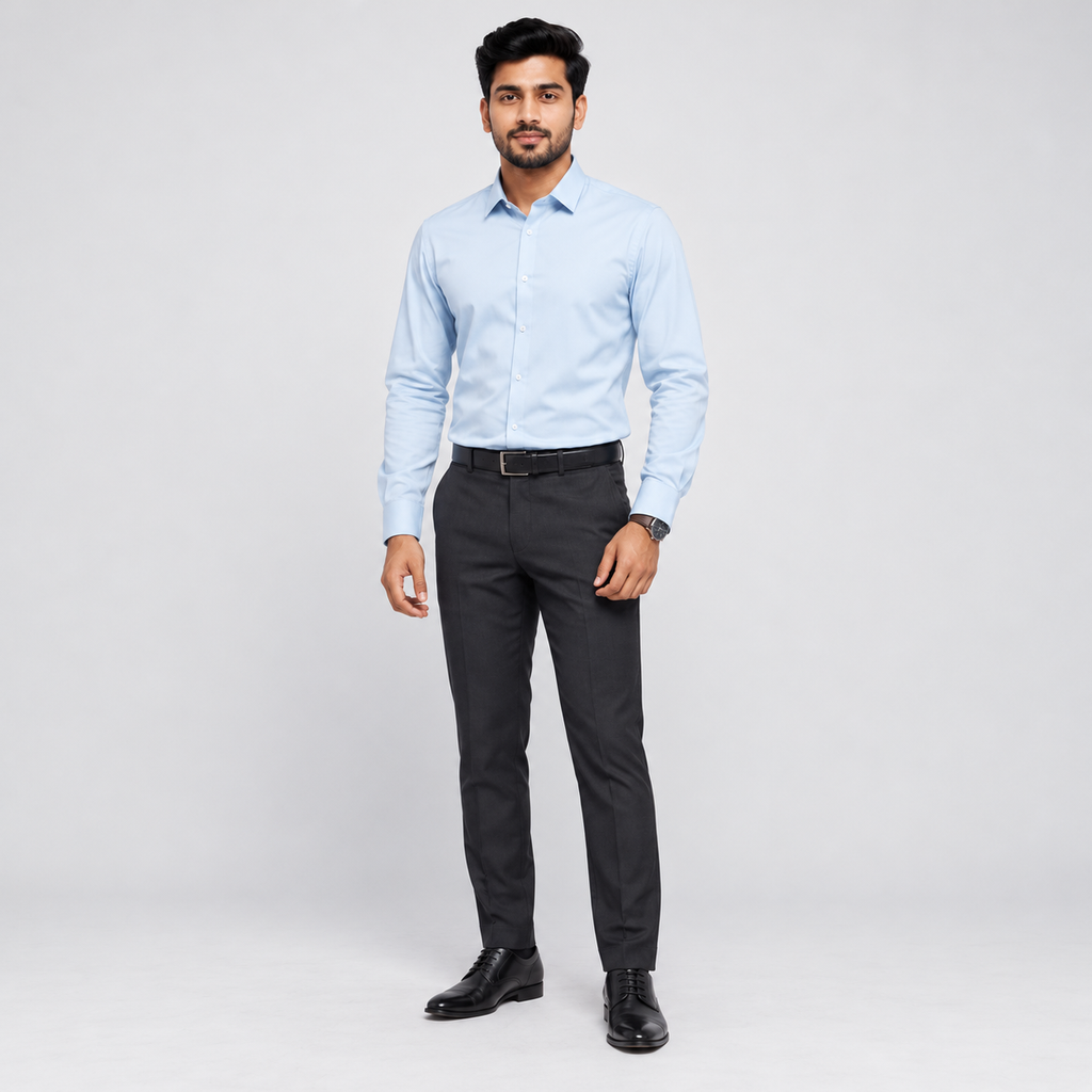 Winner Men's Light Blue Formal Shirt 80303