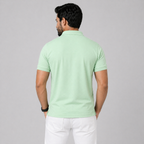 Winner Mens Light Grass Green Polo T Shirt -73990