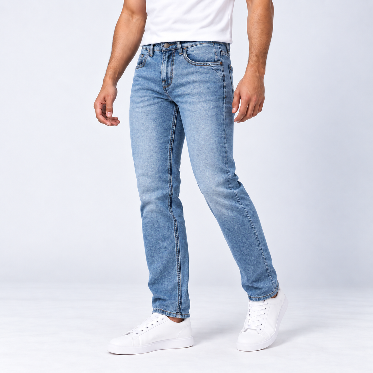 Winner Men's Light Wash Denim Pant 80333