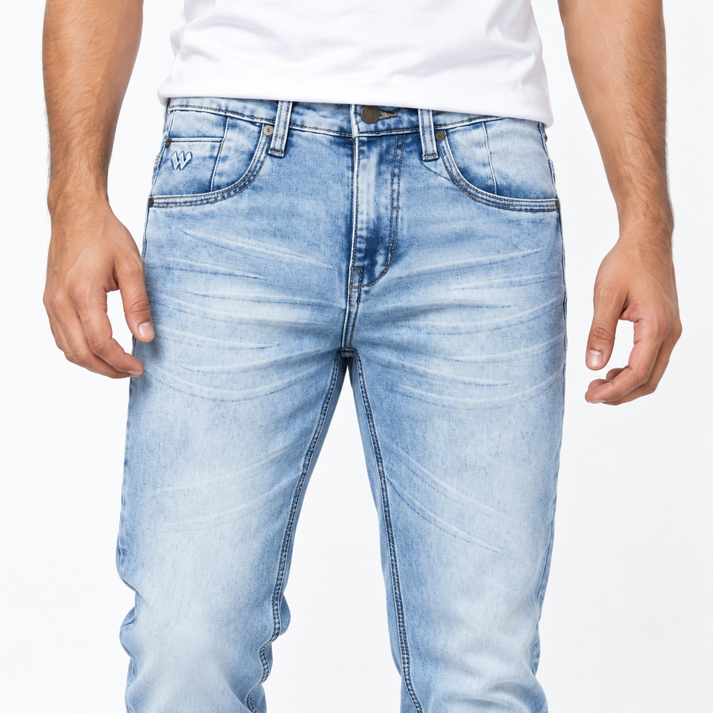 Winner Men's Light Wash Denim Pant 80332