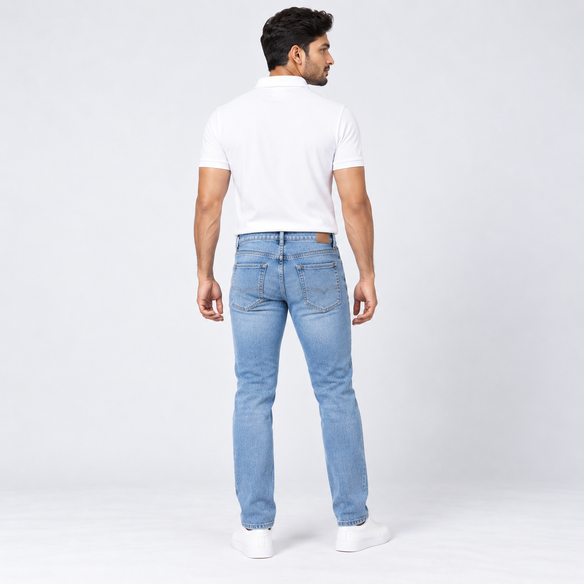 Winner Men's Light Wash Denim Pant 80333