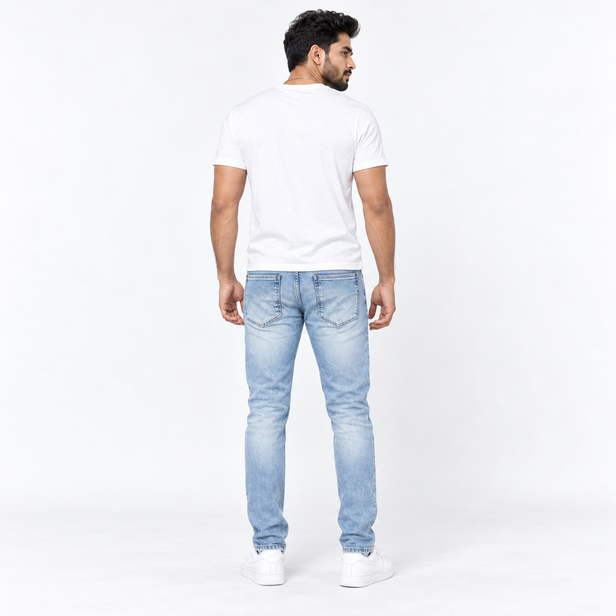 Winner Men's Light Wash Denim Pant 80332