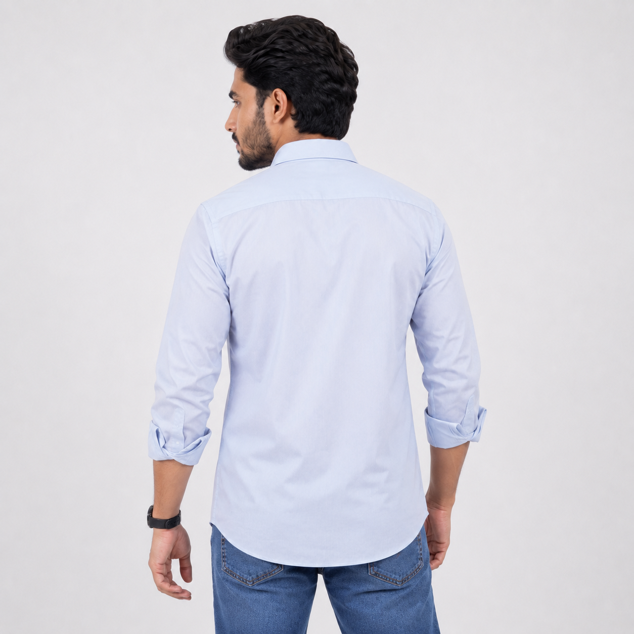 Winner Men's Light Blue Shirt - 80295