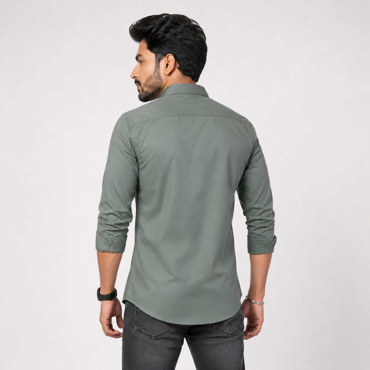 Winner Men's Light Green Shirt - 80295
