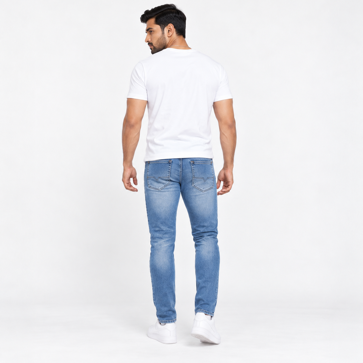 Winner Men's Mid Wash Denim Pant 80332